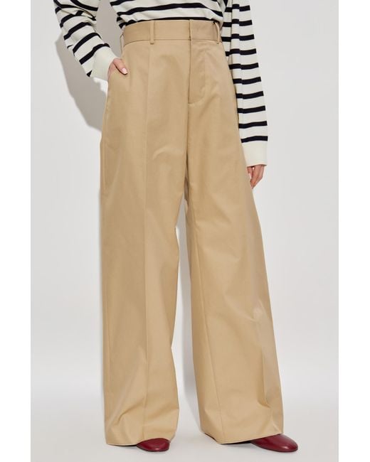 DSquared² Natural Logo Plaque Tailored Trousers