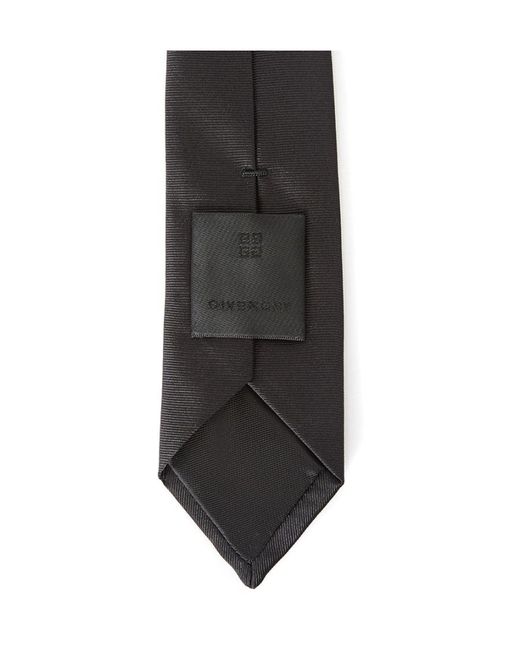 Givenchy Black Logo Tie for men