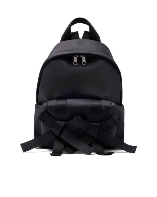 Simone Rocha Black Pearl-Embellished Backpack