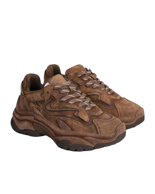 Ash Brown Chunky Sneakers
