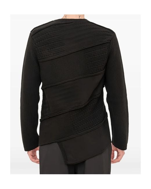 Comme des Garçons Black Long Sleeve Sweater for men