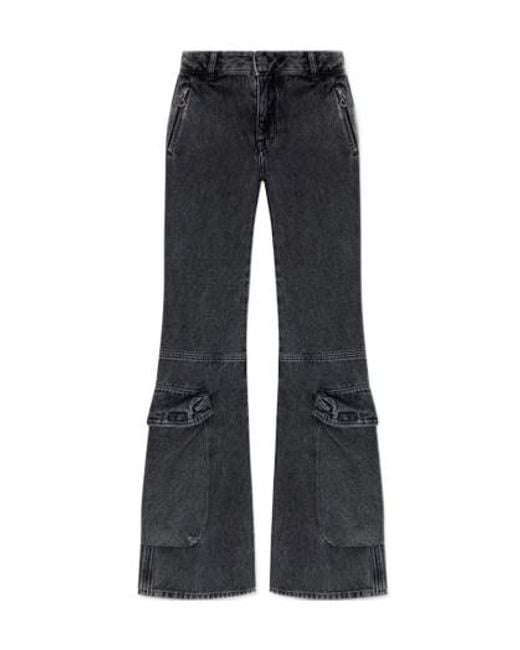 DIESEL Blue D-Poky-S Bootcut Flared Jeans