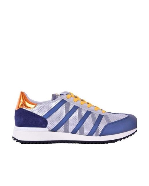 Dolce & Gabbana Blue Logo Details Casual Sports Shoes for men