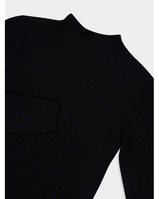 Tom Ford Black Crewneck Knitted Dress