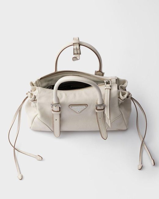 Prada Metallic Karin Small Leather Bag