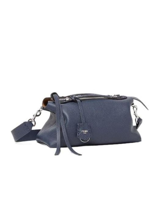 Fendi Blue By The Way Selleria Two-Toned Medium Tote Bag