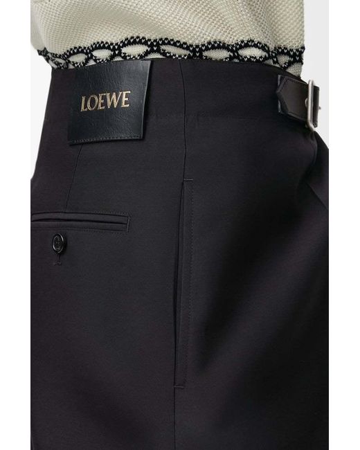 Loewe Black Belted Trousers