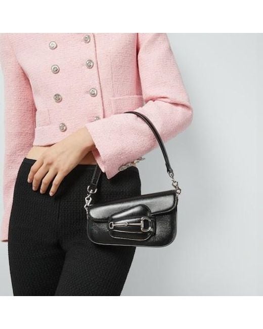 Gucci Black Horsebit 1955 Mini Shoulder Bag