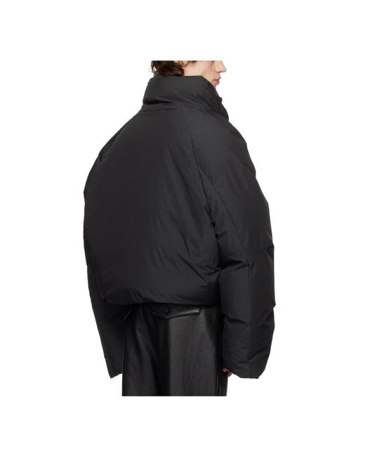 Entire studios Black Dbl Down Jacket for men
