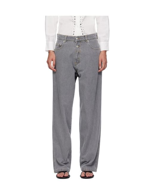 GIMAGUAS Gray Five-Pocket Jeans