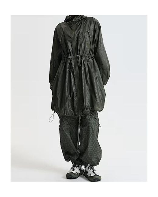 The North Face Gray X Cecilie Bahnsen Emma Long Wind Jacket