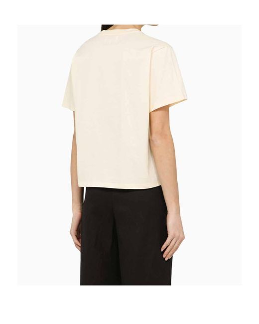Loulou de Saison White Short-Sleeved T-Shirt