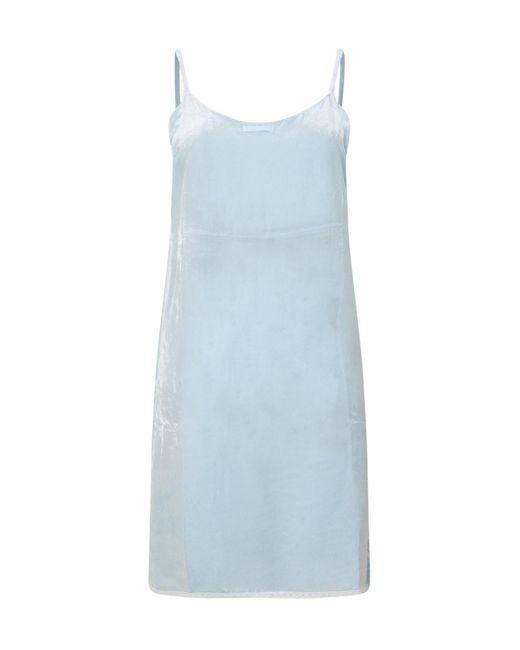 Prada Blue Slip Dress