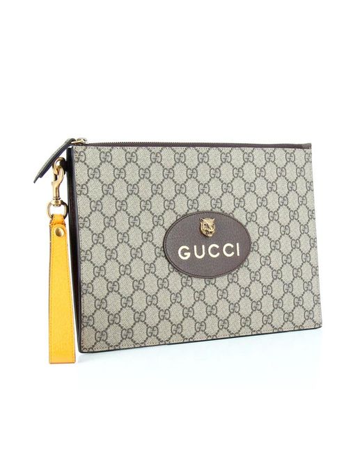 Gucci Metallic Gg Supreme Neo Vintage Pouch for men