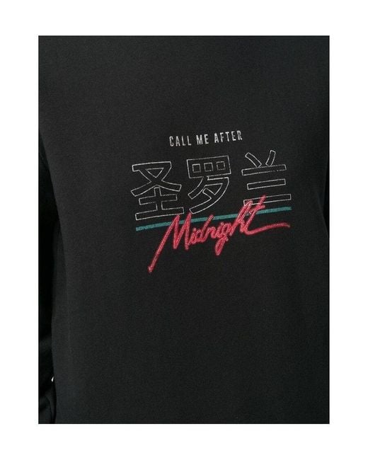 Saint Laurent Black Midnight Sweatshirt