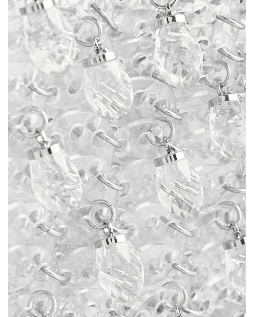 Rabanne White Rabanne 1969 Nano Crystal Resin Shoulder Bag
