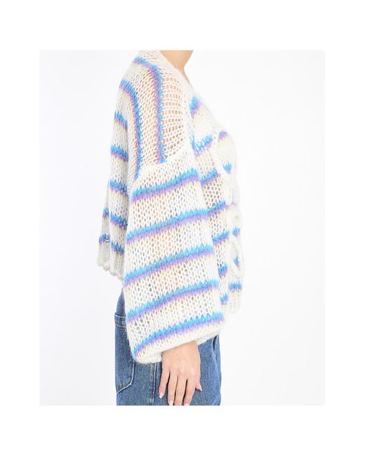 Loewe Blue Anagram Knitted Jumper