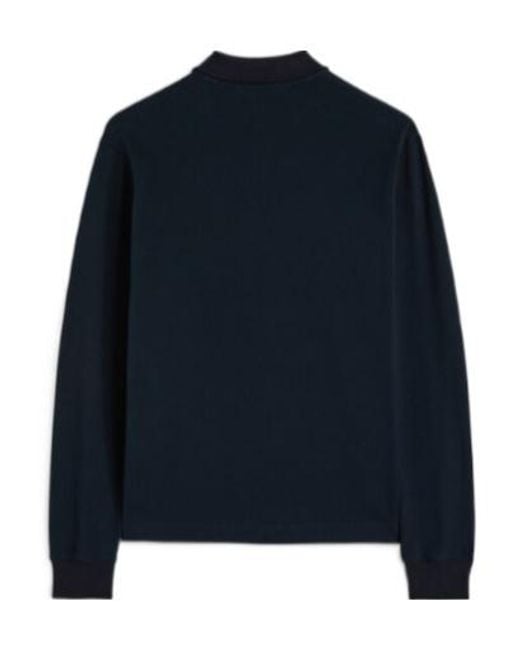 Jil Sander Blue Cotton Piquet Polo T-Shirt