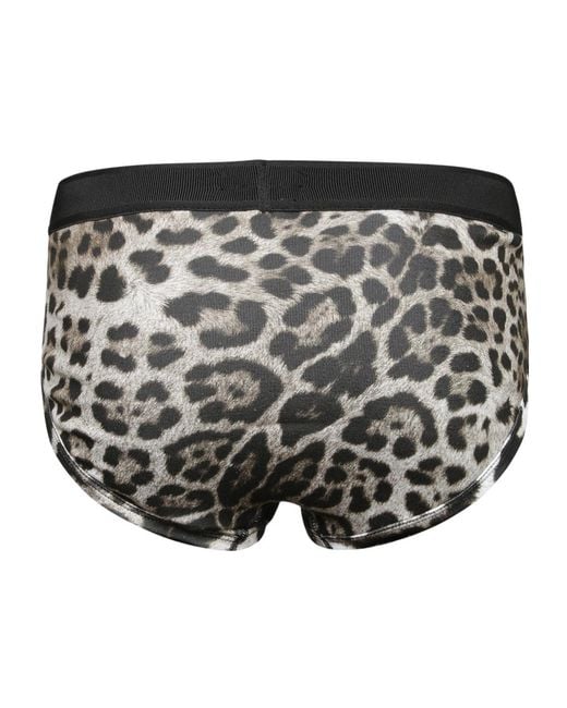 Tom Ford Multicolor Leopard-Print Underwear for men
