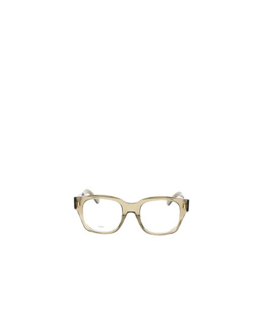 Loewe Metallic Anagram Square Frame Glasses