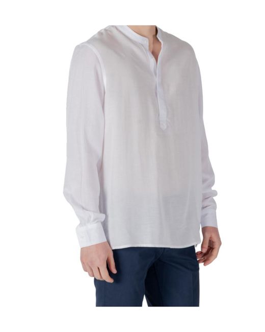 Antony Morato Gray Long-Sleeved T-Shirt for men