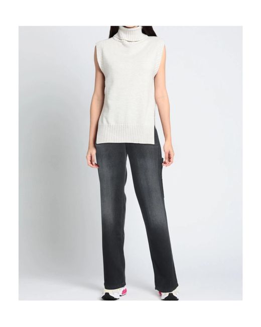 Isabel Marant Gray Denim Trousers
