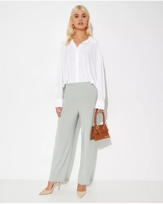 Norma Kamali White Long-Sleeved Jumpsuit