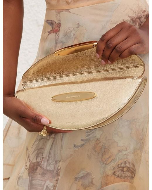 Zimmermann White Flap Shoulder Bag