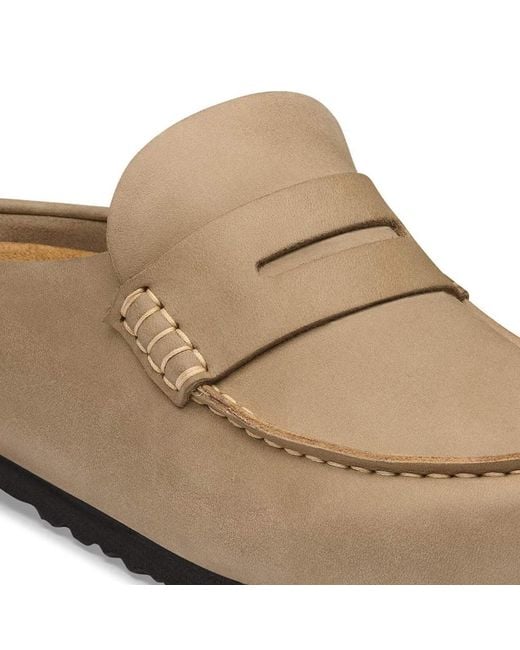 Birkenstock Brown Naples Wrapped Natural Leather Oiled for men