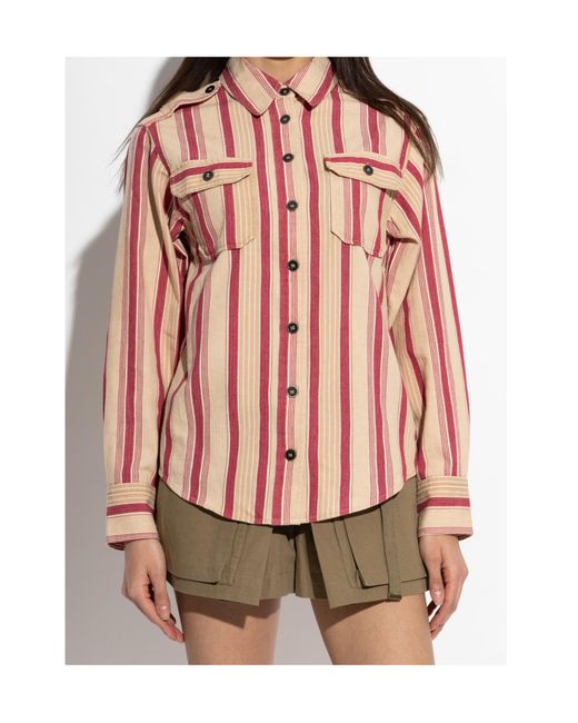 Isabel Marant Pink Isabel Marant Étoile Gelva Shirt