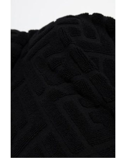 Balmain Black Hooded Cloak for men