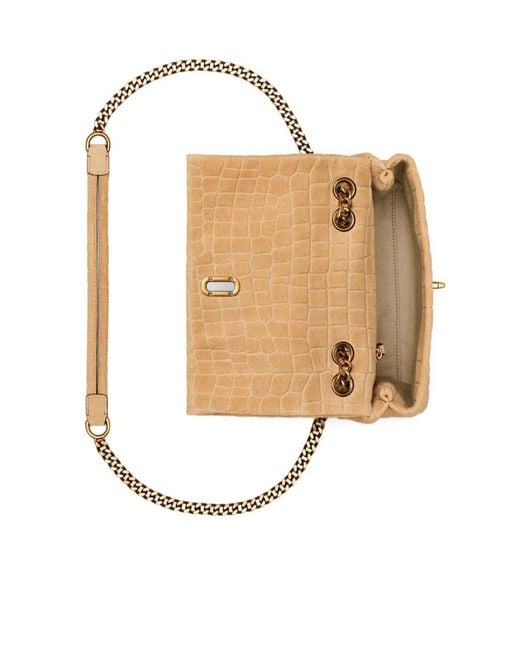 Marc Jacobs Natural The Embossed Slim Dual Convertible Shoulder Bag