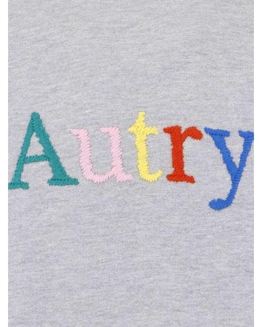Autry Gray Long-Sleeve Sweatshirt for men
