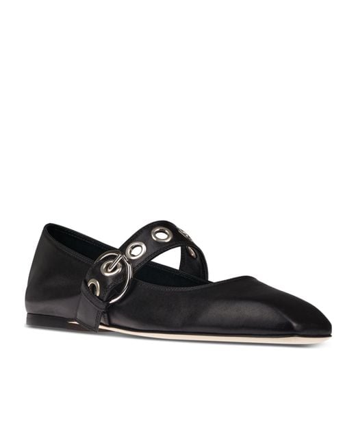 Aeyde Black Uma Ballet Flats
