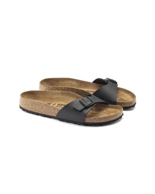 Birkenstock Brown Logo Slippers