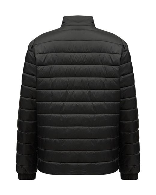 Boss Black Logo-Printed Zipped Padded Jacket for men