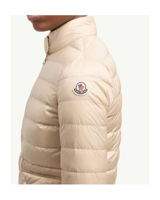 Moncler Natural Lans Short Down Jacket L