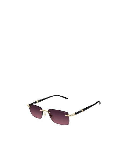 Montblanc Multicolor Eyewear Rectangle Frame Sunglasses for men