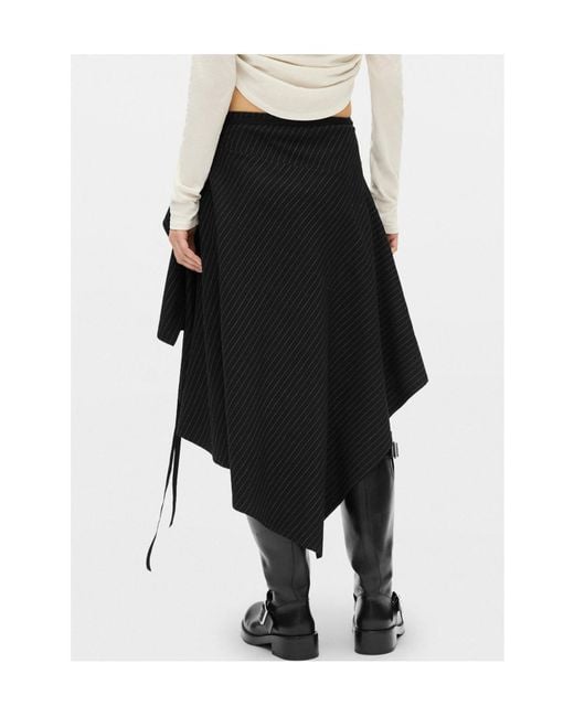 Ann Demeulemeester Black Birit Wrap Skirt