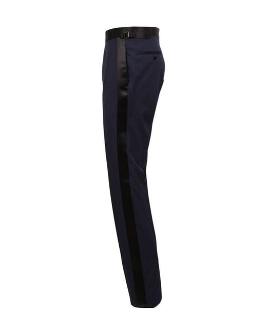 Tom Ford Black Satin-Trim Tuxedo Suit for men
