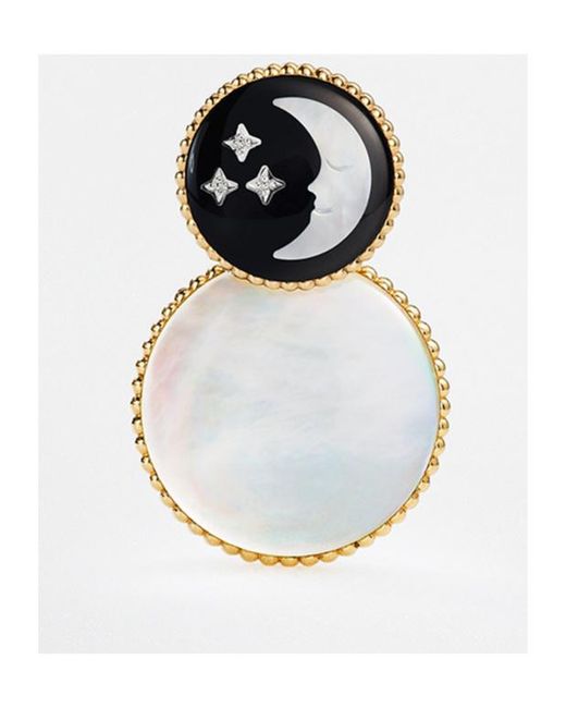 Dior Metallic Rose Céleste Single Earring