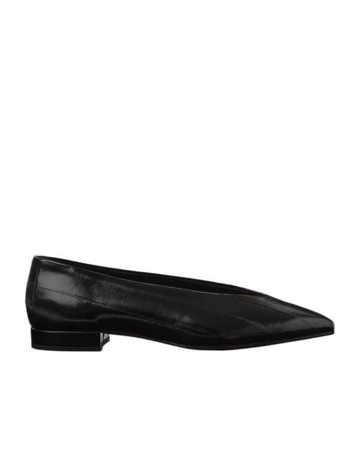 Loro Piana Black Rebecca Ballet Flat
