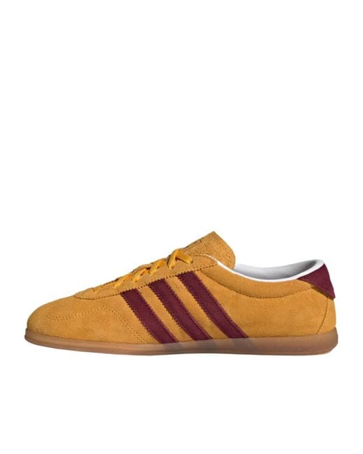 Adidas Orange Originals Gazelle Lo Pro Low-Top Sneakers