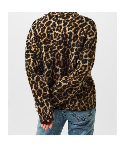 Anine Bing Brown Long-Sleeved Tops