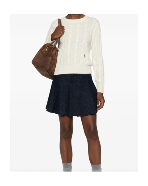 Sporty & Rich Natural Long-Sleeved Sweatshirt