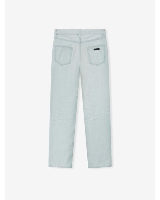 Fear Of God Blue Straight Five-Pocket Jeans for men