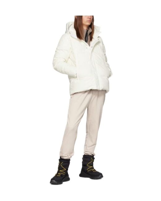 Canada Goose White Humanature Wyndham Down Jacket for men