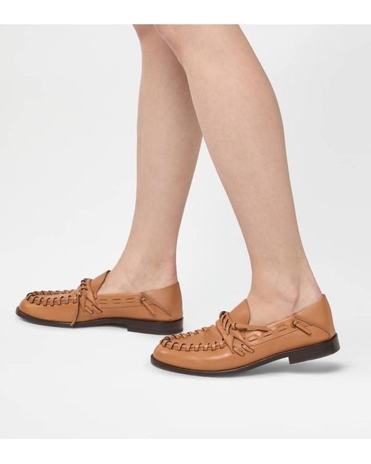 Tod's Brown Braided Loafers