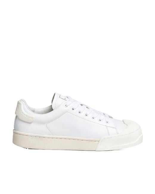 Marni White Dada Bumper Sneaker for men