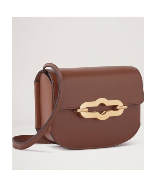 Mulberry Brown Small Pimlico Leather Satchel Bag
